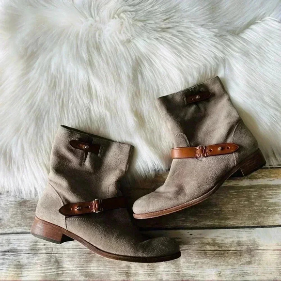 Coach Amy Suede Leather Boots Sz 7 - Picture 3 of 10